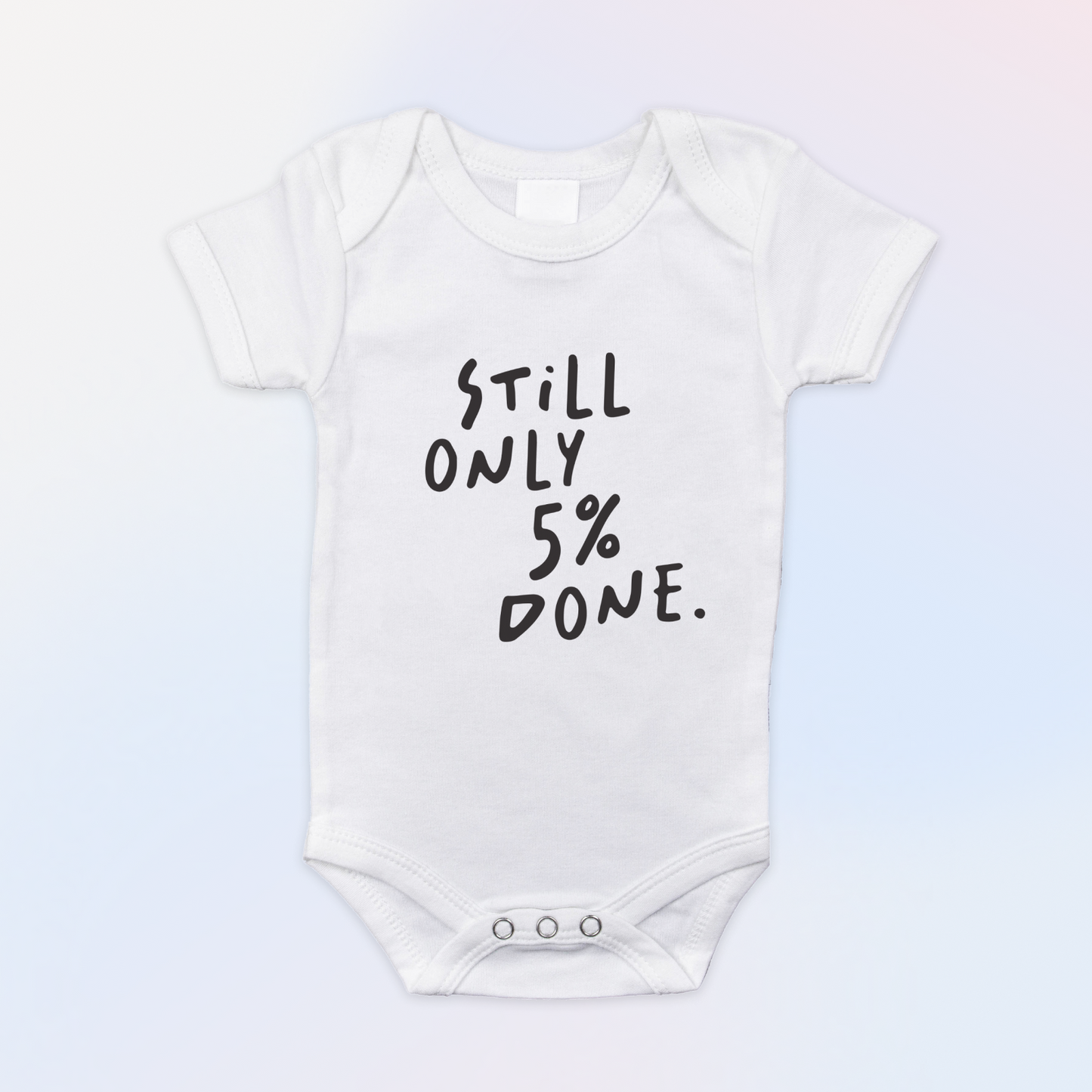 Only 5% Done Babygrow